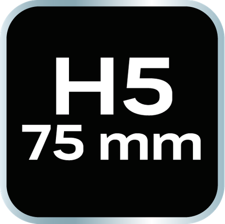 Końcówka HEX 5 x 75 mm, S2 x 2 szt.