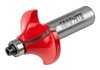 Frez kształtowy z łożyskiem, zaokrąglający, HM, 34.9 x 15.4 mm, trzpień 12 mm