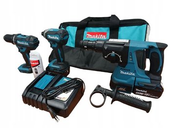 ZESTAW COMBO LI-LON 18V DDF482+DHR243+DTD153 2*5.0AH TORBA