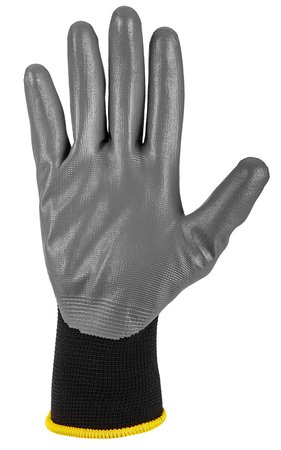Rękawice robocze, poliester pokryty nitrylem, 4131X, rozmiar 10 (karta)