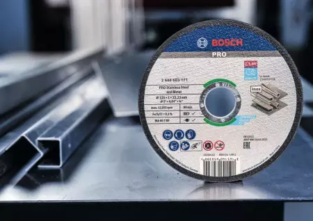 Bosch Tarcza Tnąca 125x1,0mm PRO do INOX i Metalu 100szt.