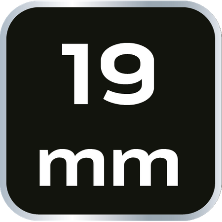 Nasadka sześciokątna 3/8", 19 mm