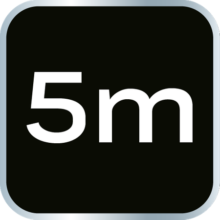 Przedłużacz listwowy 5m, 3x1.5mm2, 5G, biały, ON/OFF