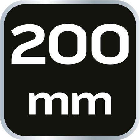 Szczypce wydłużone wygięte 200 mm