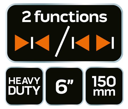 Ścisk automatyczny heavy duty 6"/150