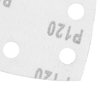 Papiery ścierne na rzep, żelazko 102 x 152 mm, P120, 5 szt., z 11 otworami