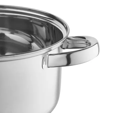 Komplet garnków ze stali nierdzewnej Polpo 8 elementów