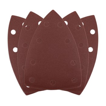 Papiery ścierne na rzep, żelazko 100 x 147 mm, P240, 5 szt., z 9 otworami do 04-623