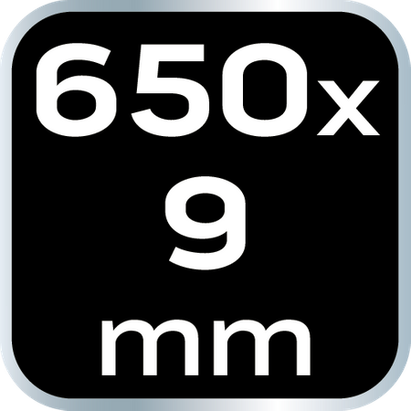 Opaski zaciskowe EXTREME 9.0 × 650 mm, białe, 50 szt.