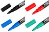 Marker budowlany, 4 kolory, permanentny, wodoodporny, lakierowy, aluminiowy, 4 szt