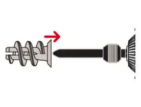 Fischer GK Kołek do Płyt Gipsowo-Kartonowych z Osadzakiem (100 szt.) 52389