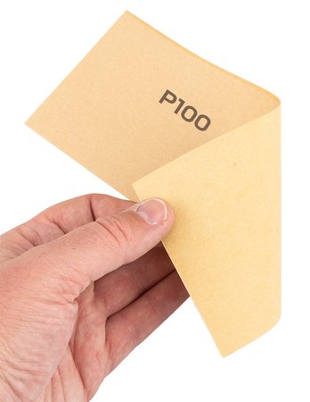 Papiery ścierne 93 x 230 mm, P100, 5 szt., bez otworów