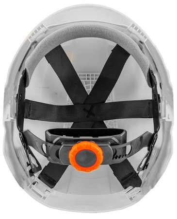 Hełm przemysłowy do pracy na wysokościach, biały