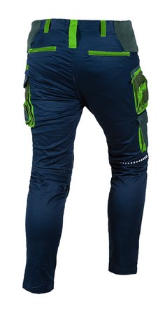 Spodnie robocze PREMIUM, 62% bawełna, 35% poliester, 3% elastan, rozmiar XXXL