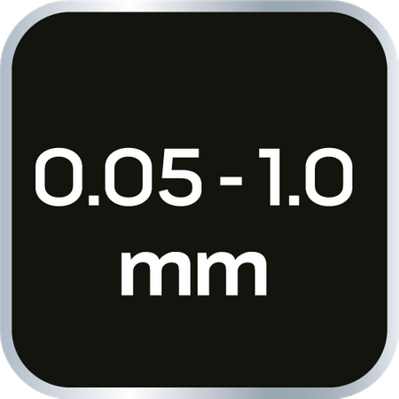 Szczelinomierz 20 listków (0.05 - 1.0 mm)  65MN/stal nierdzewna