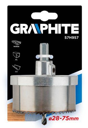 Otwornice 28-75 x 30 mm, zestaw 5 szt.