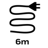 Opalarka 2000W, I: 50ºC, II: 70-600ºC,walizka, wyświetlacz