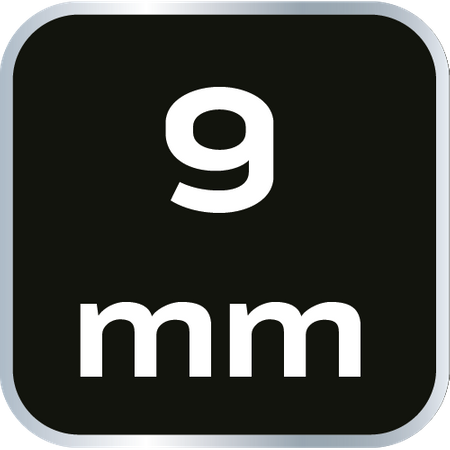 Nasadka sześciokątna 1/4", 9 mm, superlock