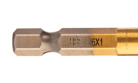 Wiertło gwintujące HSS TiN, M6x1 mm, Hex