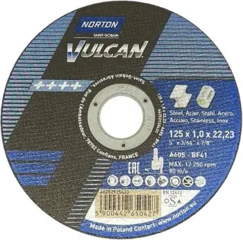 Tarcza do metalu 125x1x22,23 Norton Vulcan 50 sztuk