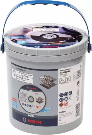 Bosch Tarcza Tnąca 125x1,0mm PRO do INOX i Metalu 100szt.
