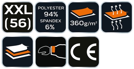 Kurtka softshell HD+, rozmiar XXL