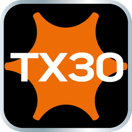 Końcówka TORX TX30 na nasadce 1/4", długa, 87 mm