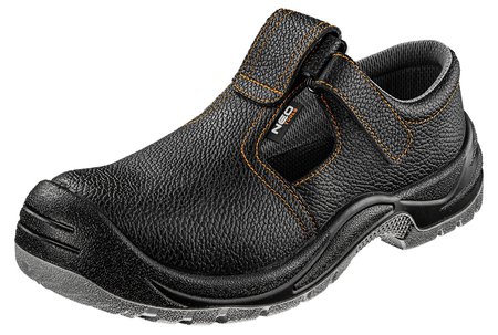Sandały skórzane S1 FO, stalowy podnosek, rozmiar 40