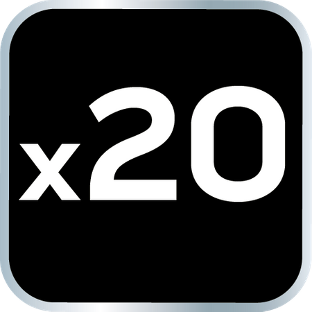 Reper do wylewek 100 mm z taśmą 3M, 20 szt (PE)