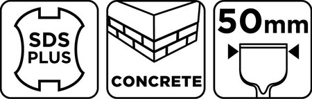 Dłuto płaskie SDS Max 50 x 18 x 400 mm