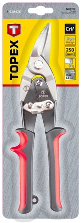 Nożyce do blachy 250 mm, lewe