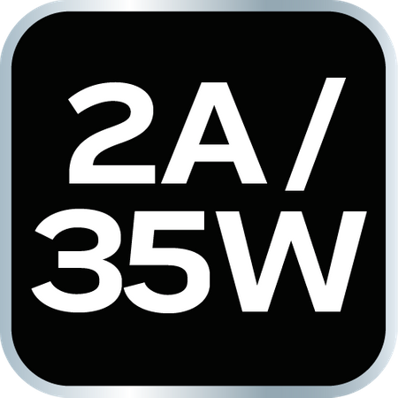 Prostownik automatyczny 2A/35W, 4-60Ah, do akumulatorów kwasowych / AGM / GEL
