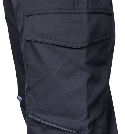 Spodnie robocze Mix&Match, stretch, czarne, rozmiar M