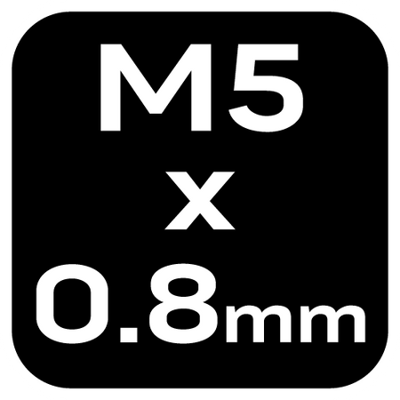 Wiertło gwintujące HSS TiN, M5x0,8 mm, Hex