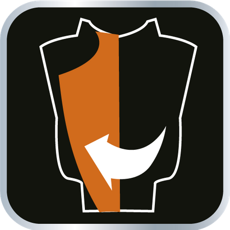 Komin PREMIUM zimowy, z elementami odblaskowymi