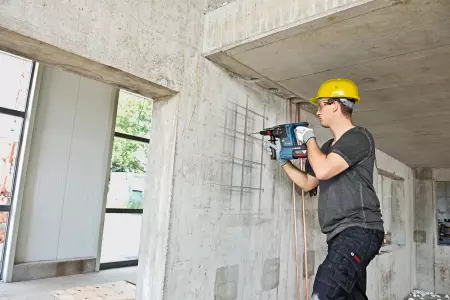 Bosch GBH 18V-26 F Młot udarowo-obrotowy akumulatorowy SDS plus 18V (2x ProCORE18V 5.5Ah, GAL 1880CV, GDE 18V-16, L-BOXX 238)
