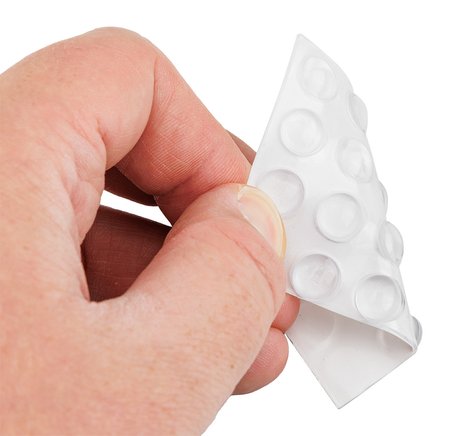 Podkładki silikonowe samoprzylepne 10mm, 20 szt.