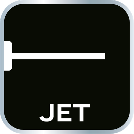 Zraszacz pistoletowy, podkręcony strumień