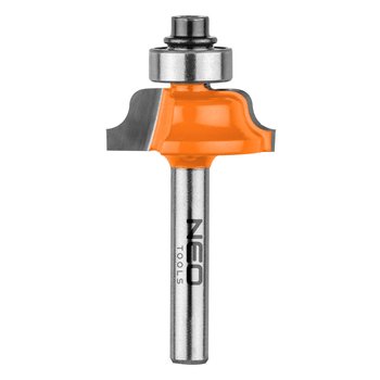 Frez kształtowy z łożyskiem, ozdobny, TCT, 25.7 x 9.7 mm, trzpień 6 mm