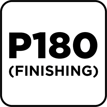 Krążki ścierne na rzep 150 mm, P180, 5 szt., bez otworów