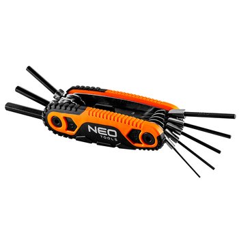 Klucze sześciokątne z uchwytem 1.5, 2, 2.5, 3, 4, 5,  6, 8 mm