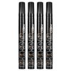 Marker budowlany gruby, czarny, permanentny, wodoodporny, lakierowy, aluminiowy, 4 szt