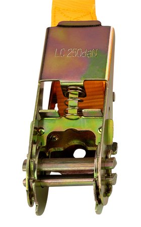 Pas mocujący z grzechotką 25 mm x 5 m, wytrzymujący 500 kg PES