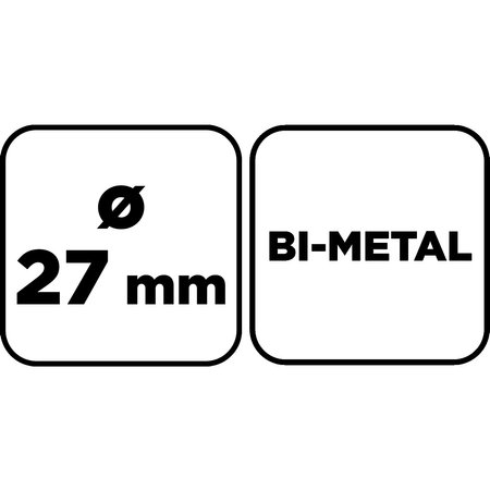 Otwornica bi-metalowa 27 mm