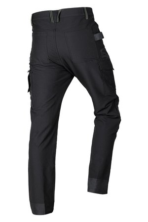 Spodnie robocze Mix&Match, 4 way stretch, czarno-zielone, rozmiar XL