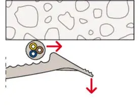Fischer Uchwyt Kablowy Zbiorczy Płaski KB 8 (50 szt.) 58135