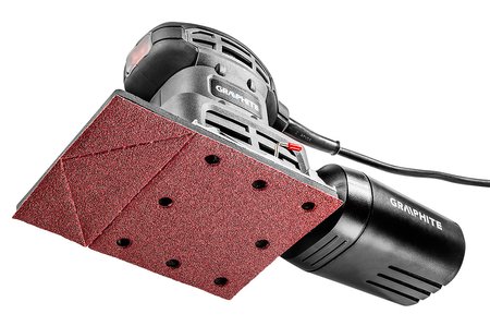 Szlifierka oscylacyjna 220W, stopa 104 x 112 mm