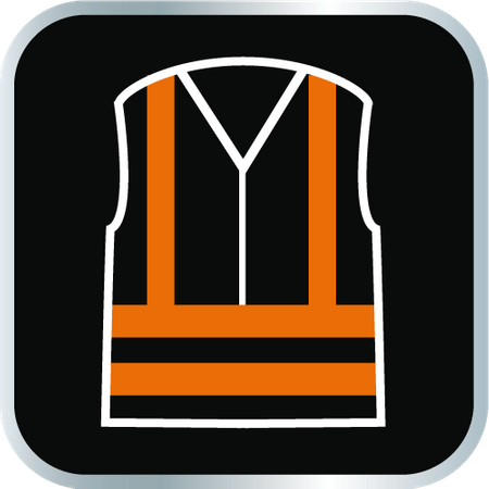 Spodnie robocze na szelkach, białe, HD, rozmiar M/50