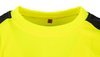 T-shirt ostrzegawczy, ciemny dół, żółty, rozmiar S