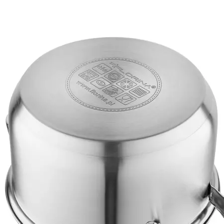 Komplet garnków ze stali nierdzewnej Polpo 8 elementów